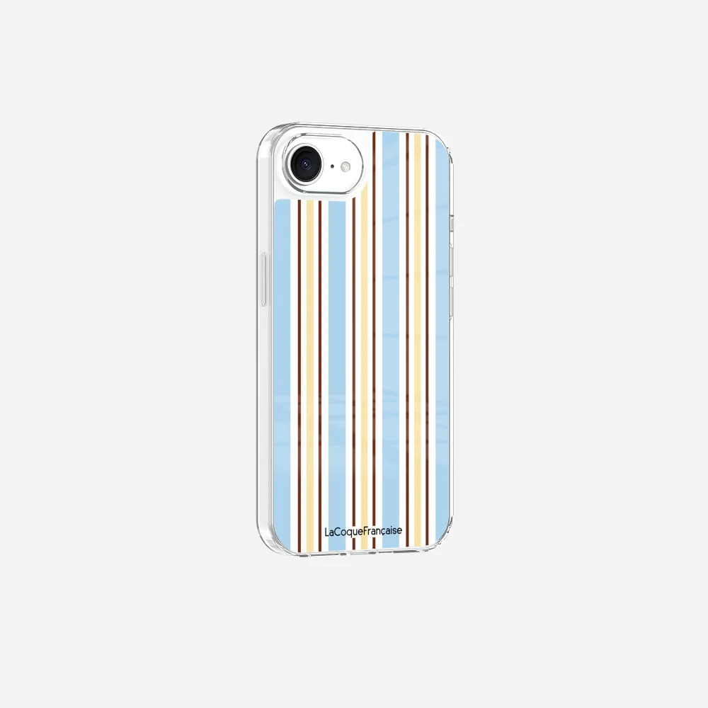Coque Sans Anneaux Imprimee Rayure Bleue - Image 2