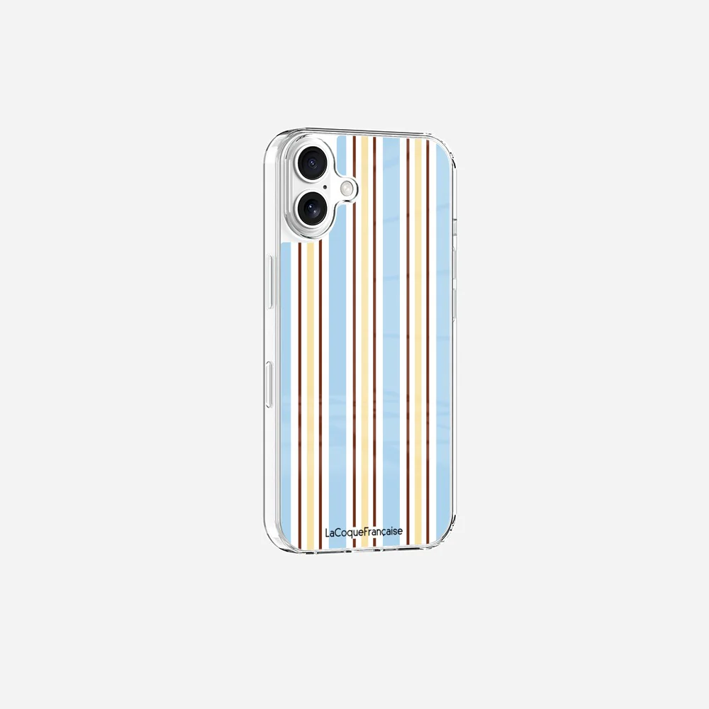 Coque Sans Anneaux Imprimee Rayure Bleue - Image 9