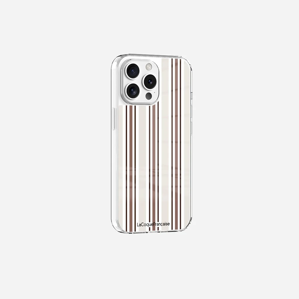 Coque Sans Anneaux Imprimee Rayure Greige - Image 10