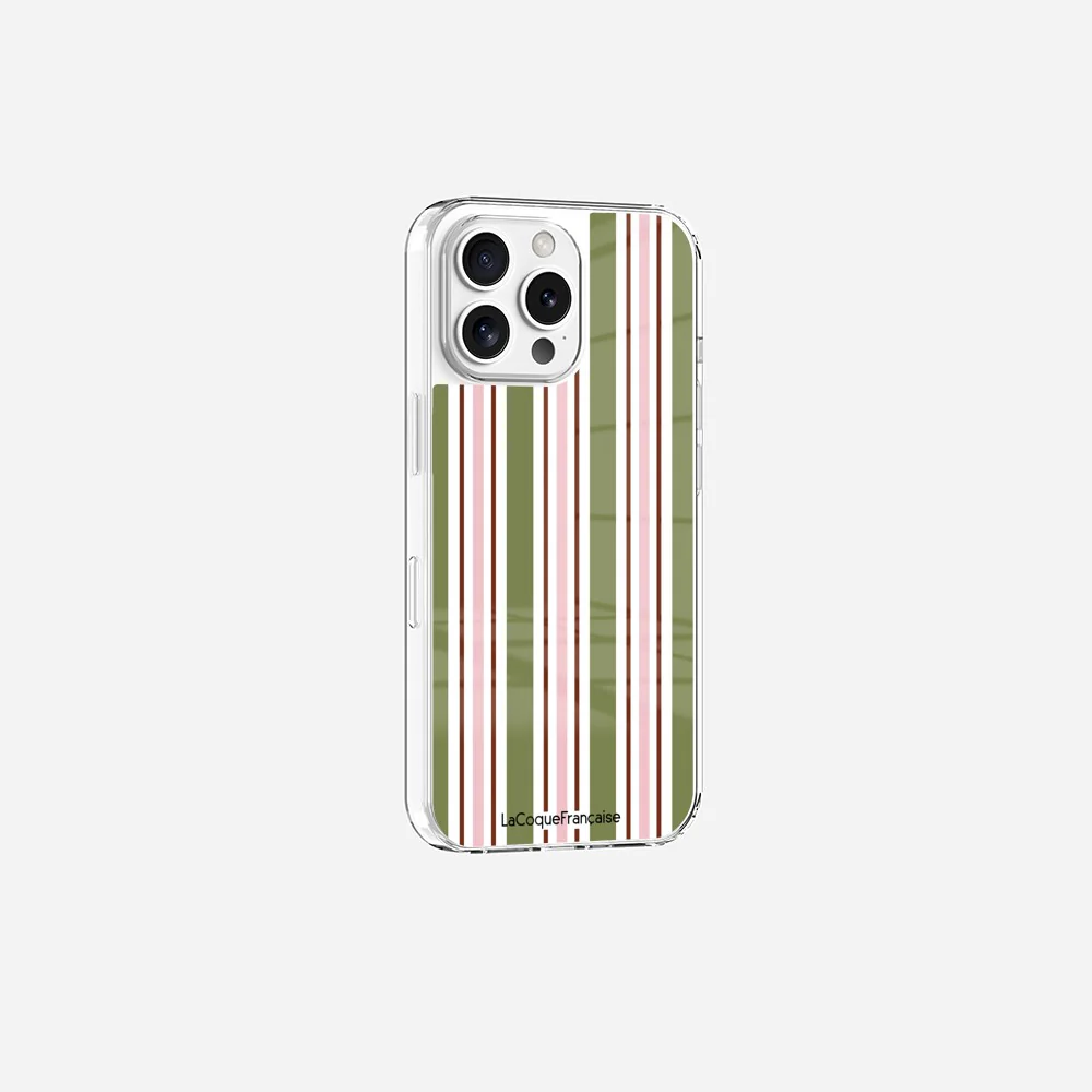 Coque Sans Anneaux Imprimee Rayure Kaki - Image 6