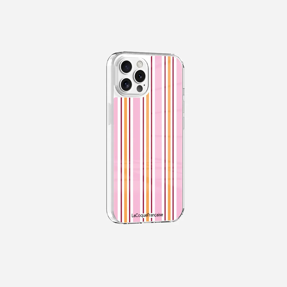 Coque Sans Anneaux Imprimee Rayure Rose - Image 21