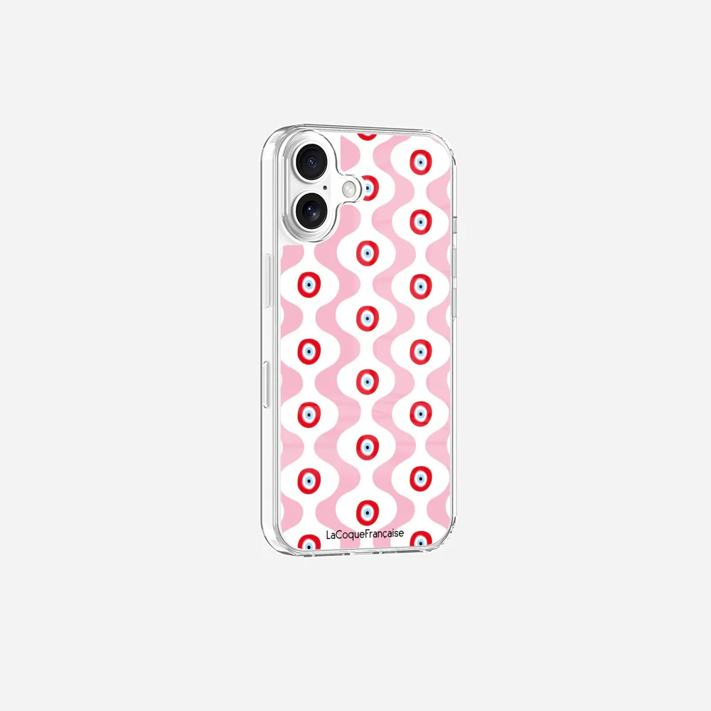 Coque Sans Anneaux Imprimee Vagues Rose - Image 8