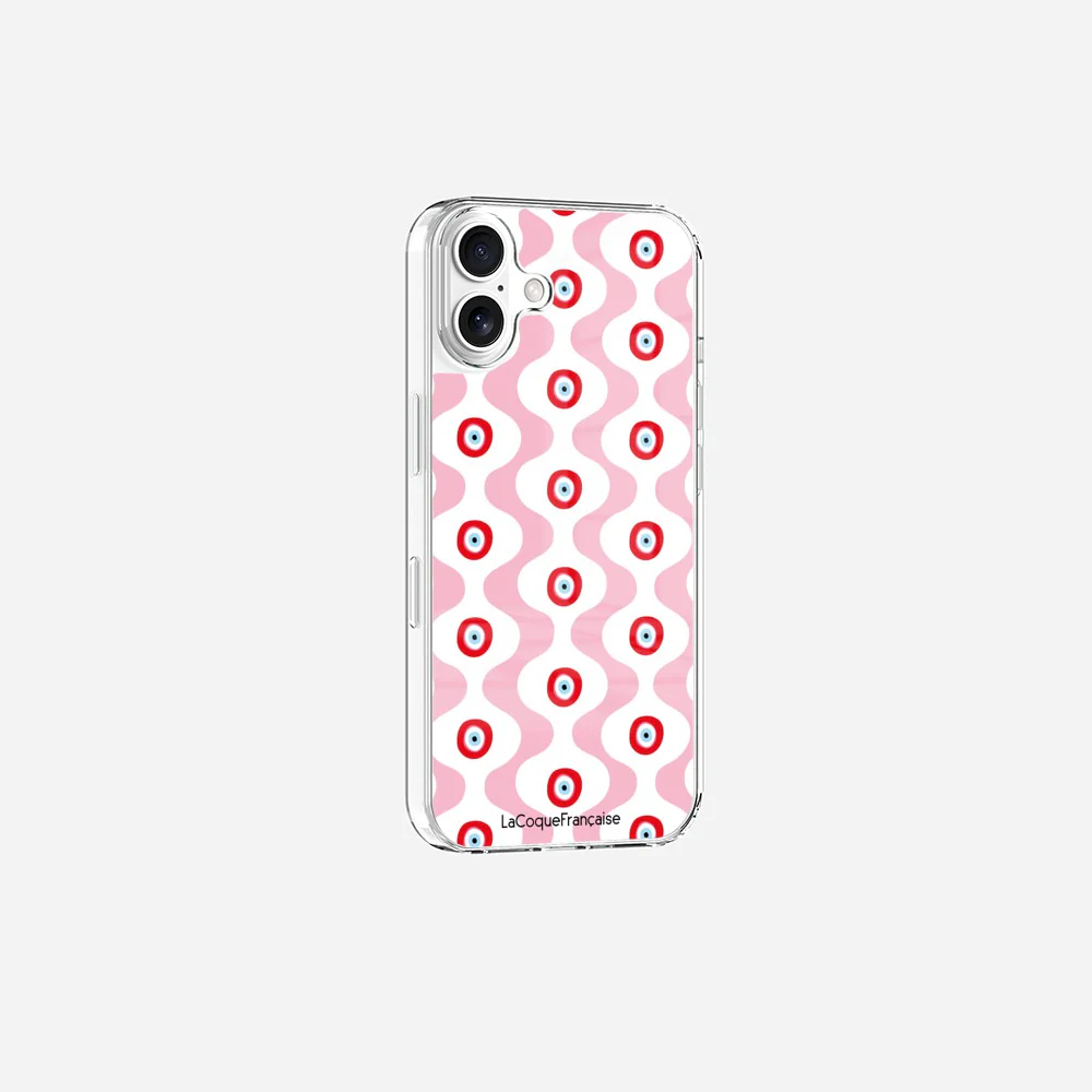 Coque Sans Anneaux Imprimee Vagues Rose - Image 9