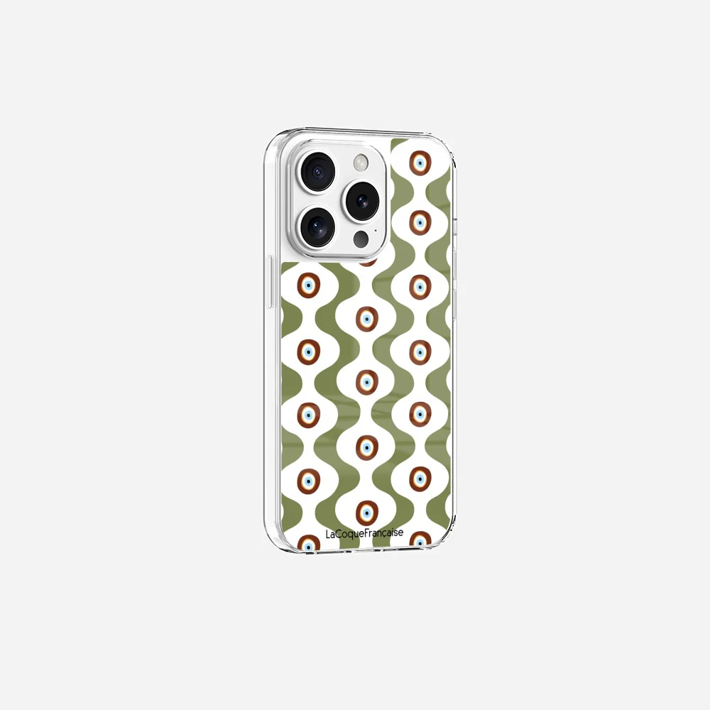 Coque Sans Anneaux Imprimee Vagues Vert - Image 10