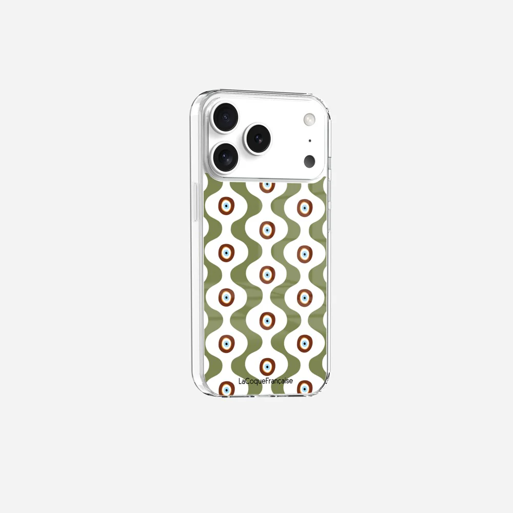 Coque Sans Anneaux Imprimee Vagues Vert - Image 4