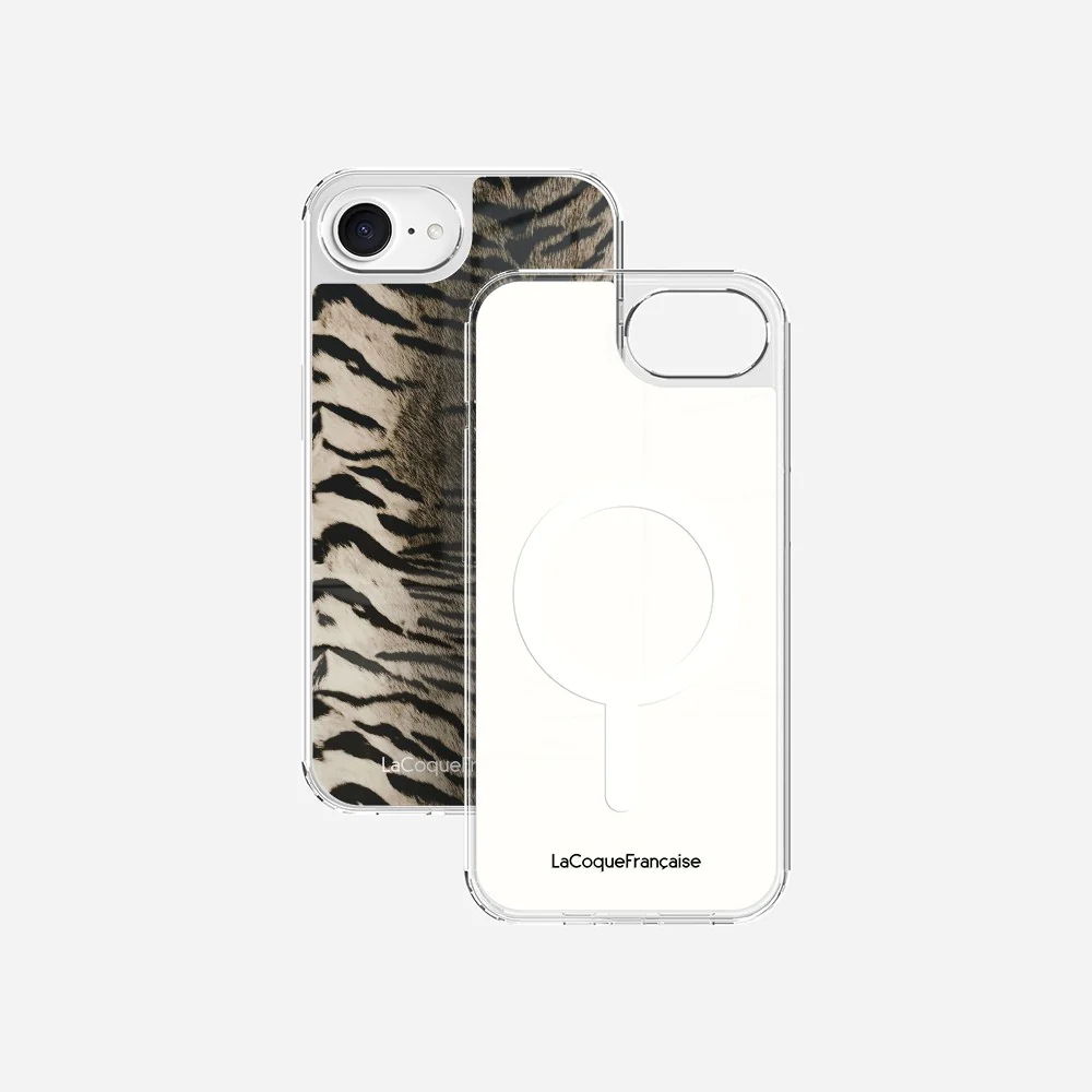 Coque Sans Anneaux Imprimee Zebre Gris - Image 2