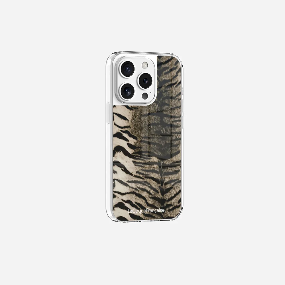 Coque Sans Anneaux Imprimee Zebre Gris - Image 7