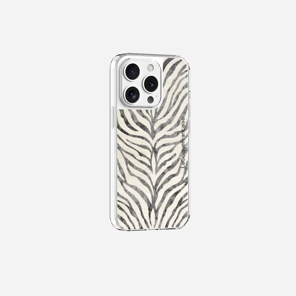 Coque Sans Anneaux Imprimee Zebre Noir - Image 15