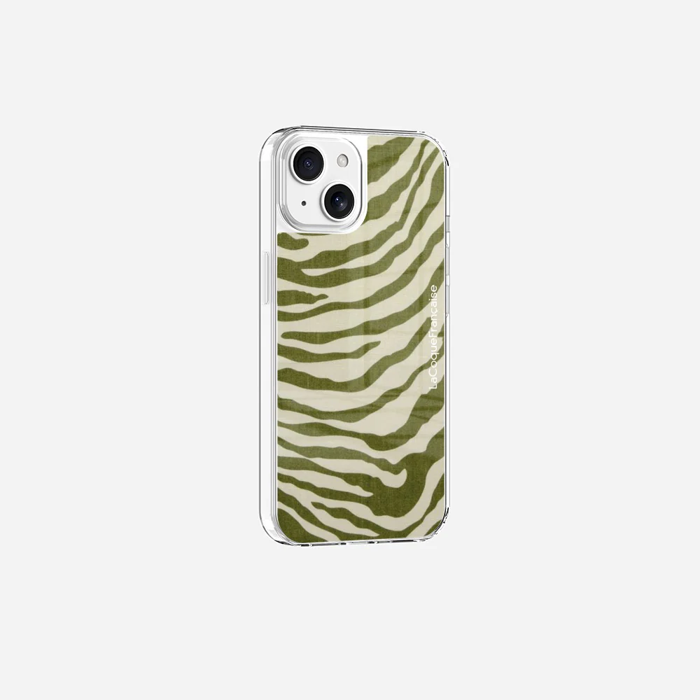 Coque Sans Anneaux Imprimee Zebre Vert - Image 13