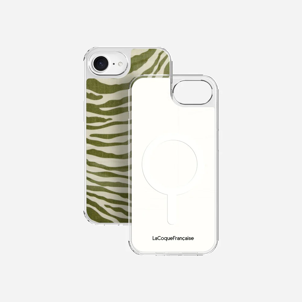 Coque Sans Anneaux Imprimee Zebre Vert - Image 2