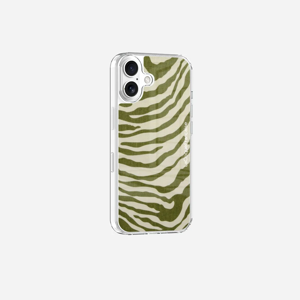 Coque Sans Anneaux Imprimee Zebre Vert - Image 9