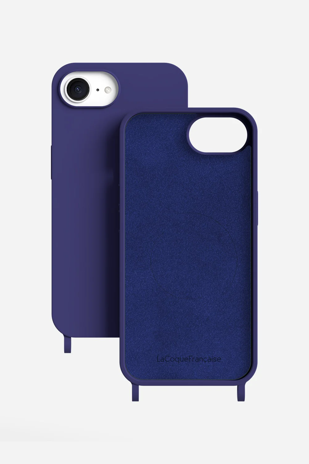 Coque Anneaux Soft Touch Bleu - Image 21