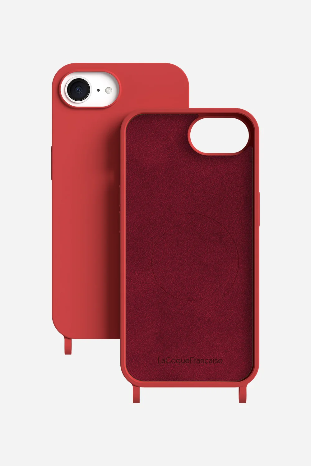 Coque Anneaux Soft Touch Bordeaux - Image 21