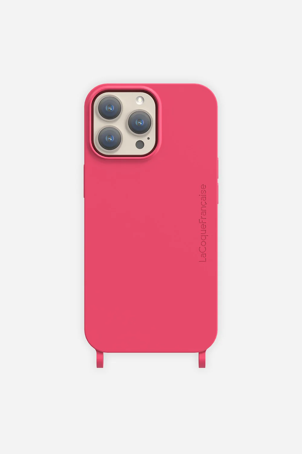 Coque Anneaux Soft Touch Framboise - Image 4