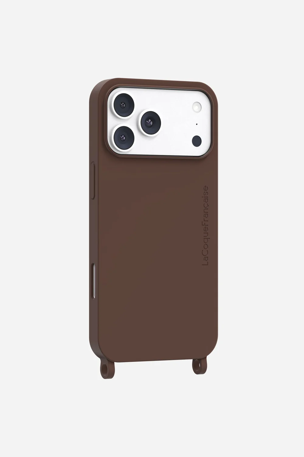 Coque Anneaux Soft Touch Marron - Image 3