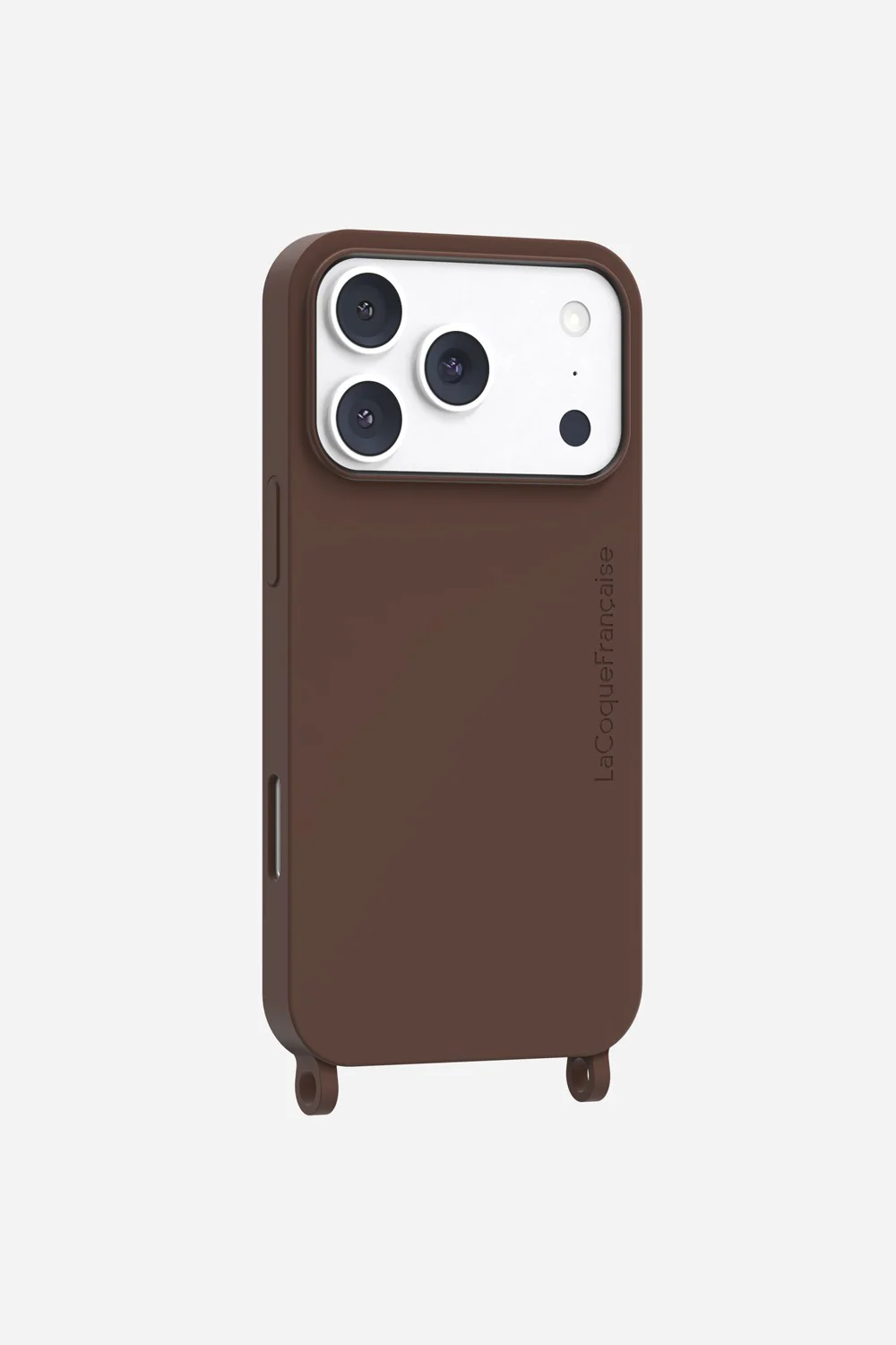 Coque Anneaux Soft Touch Marron - Image 4
