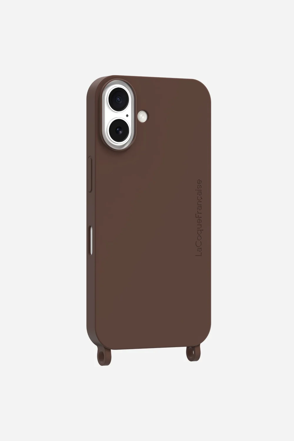 Coque Anneaux Soft Touch Marron - Image 5