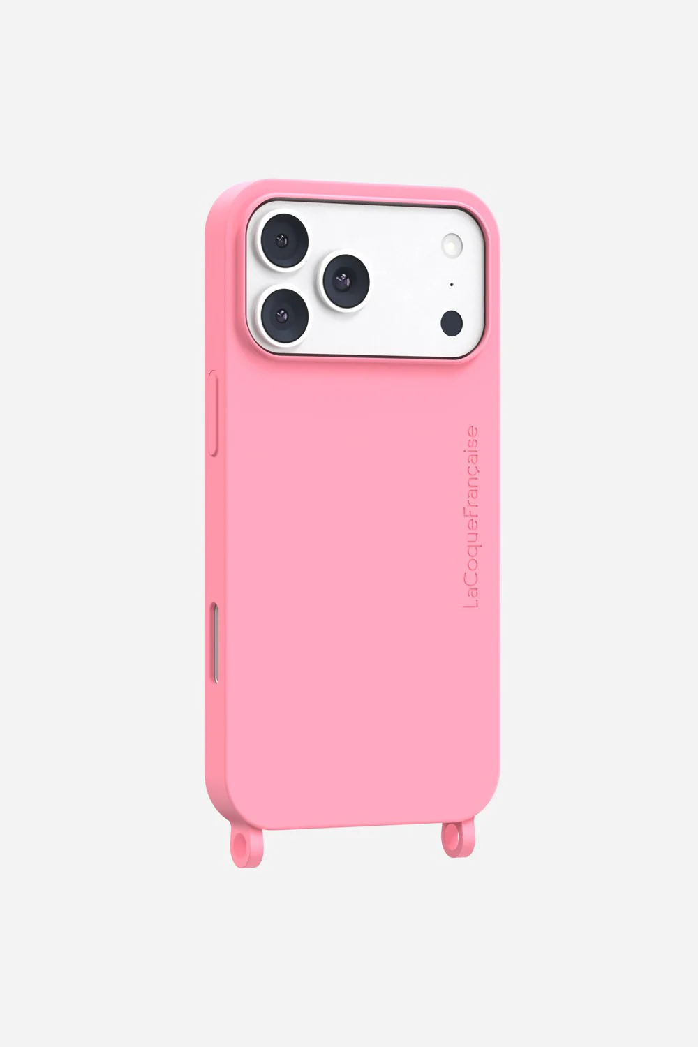 Coque Anneaux Soft Touch Rose - Image 3