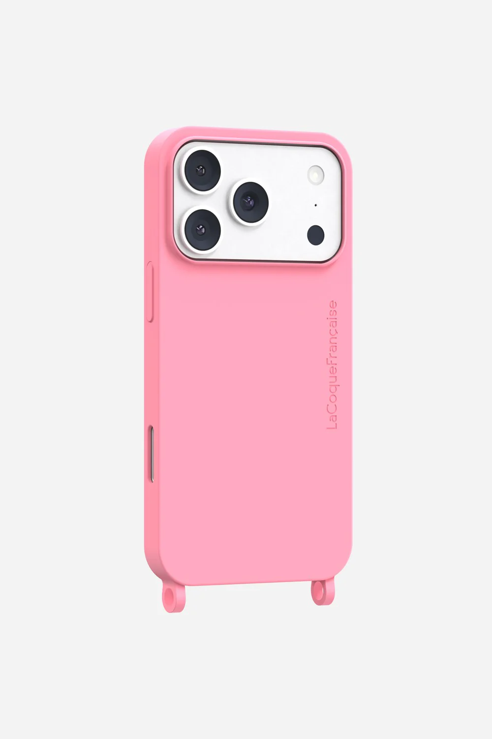 Coque Anneaux Soft Touch Rose - Image 4