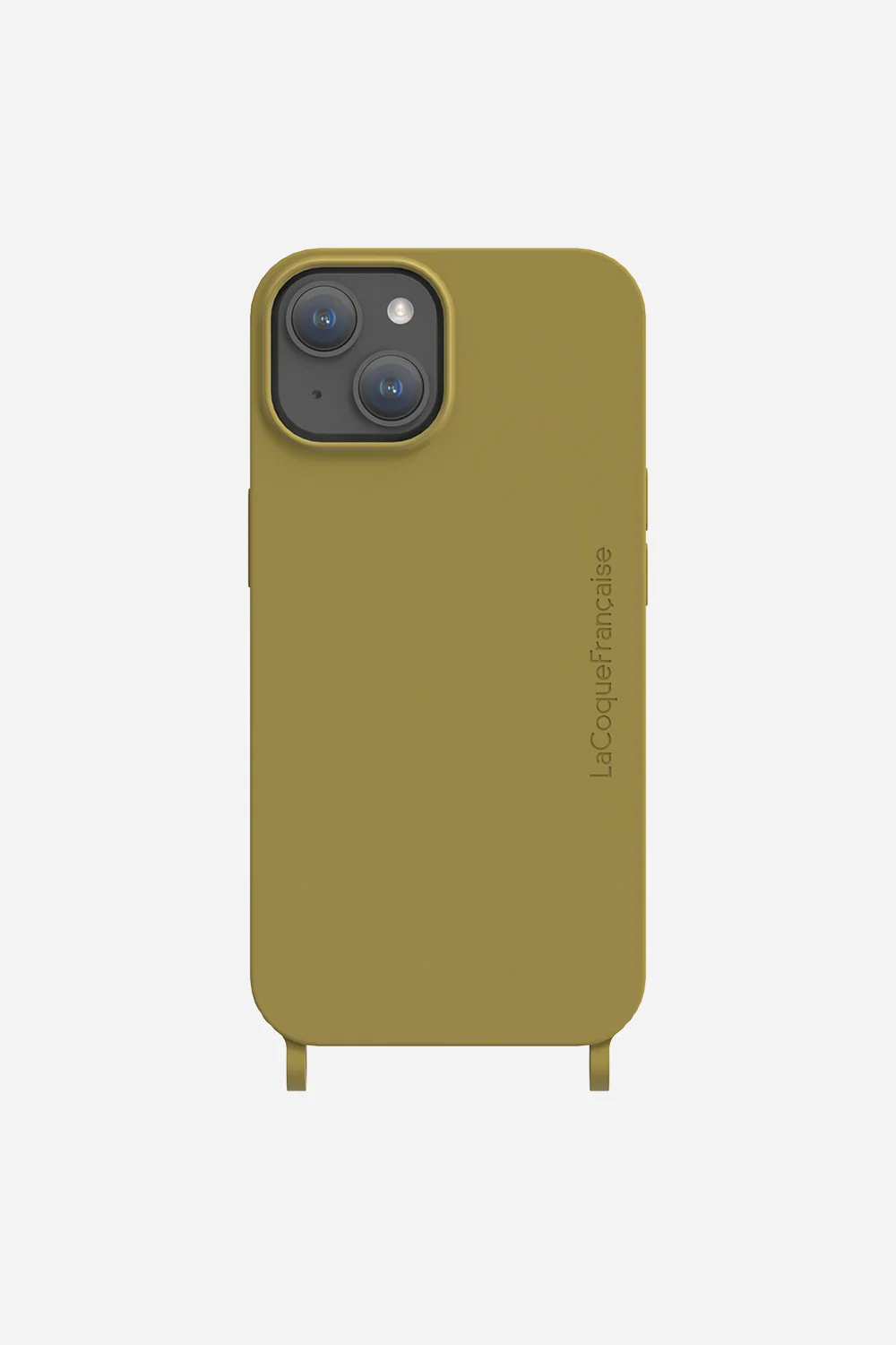 Coque Anneaux Soft Touch Vert Olive - Image 3