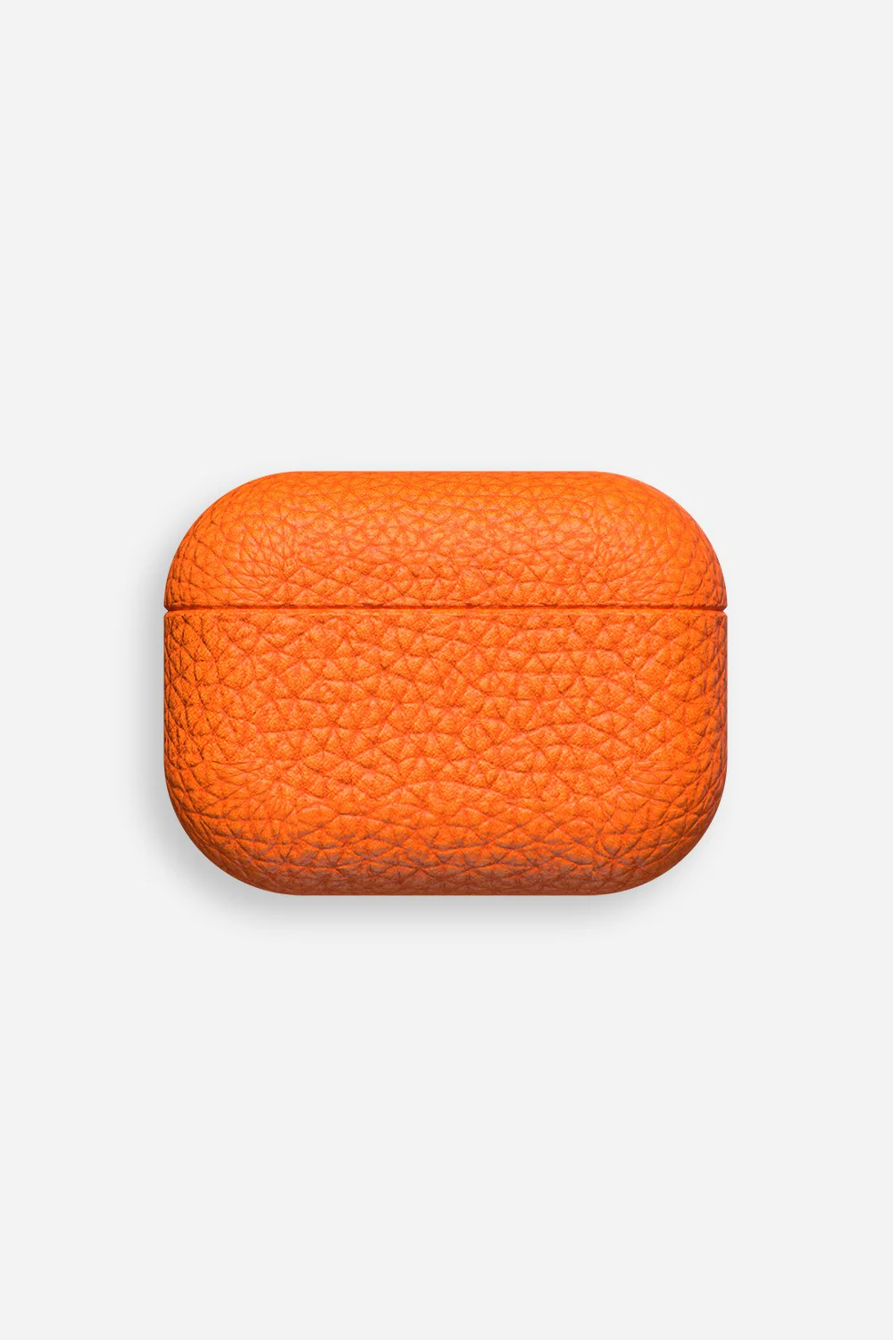 Coque Airpods Pro Cuir Orange