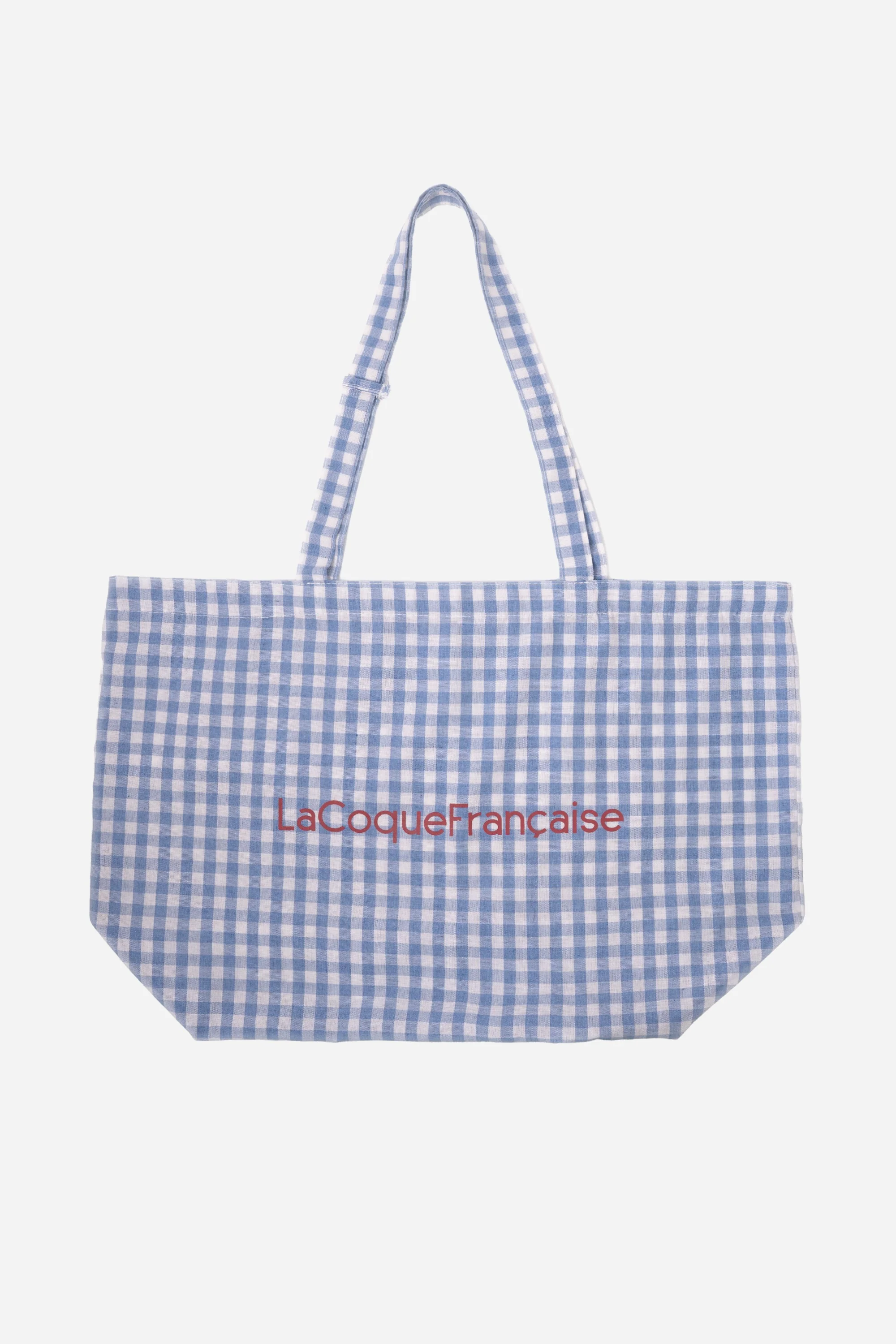 Tote Bag Vichy Bleu Bleu - Image 3