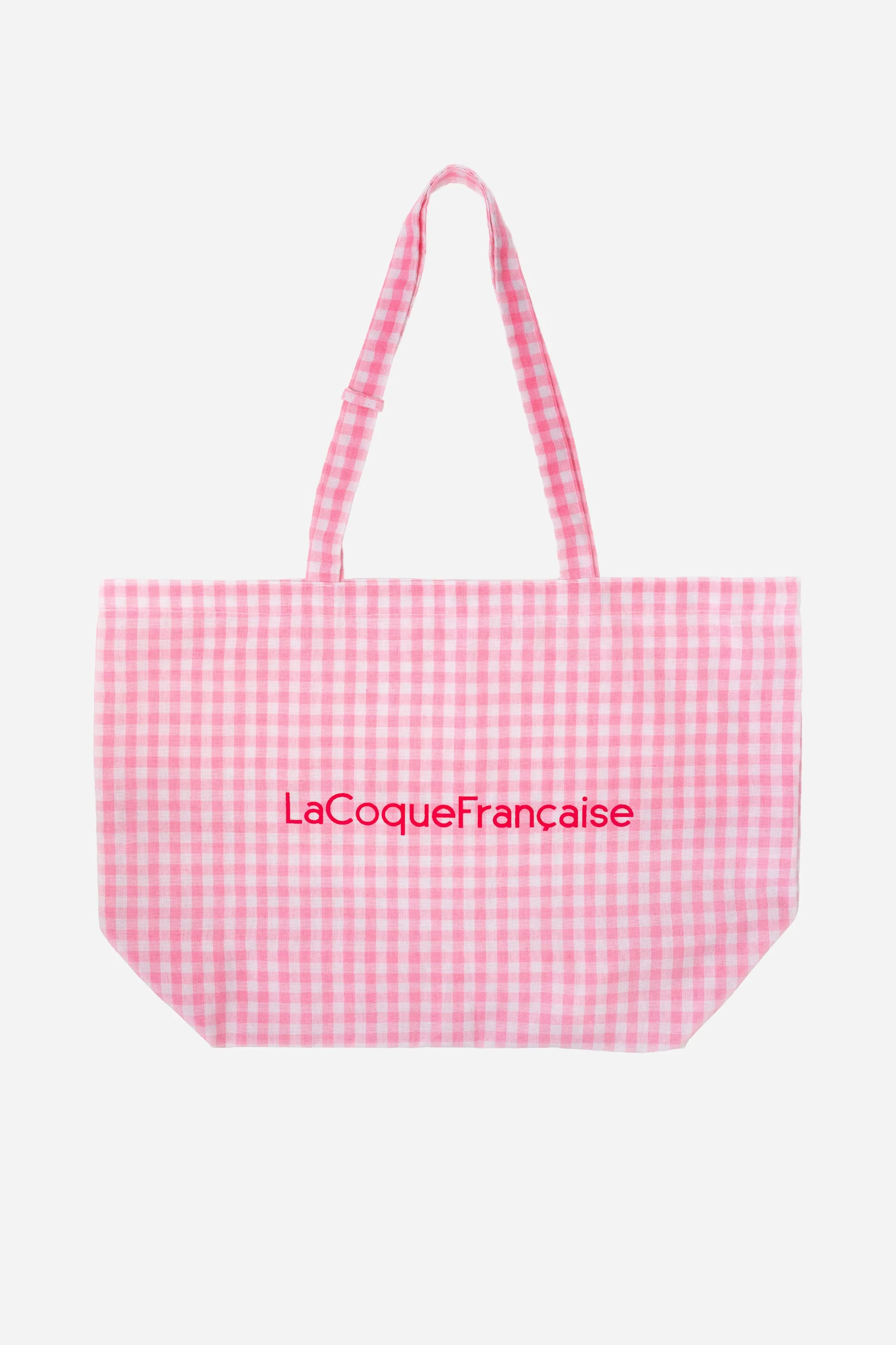 Tote Bag Vichy Rose Rose - Image 3