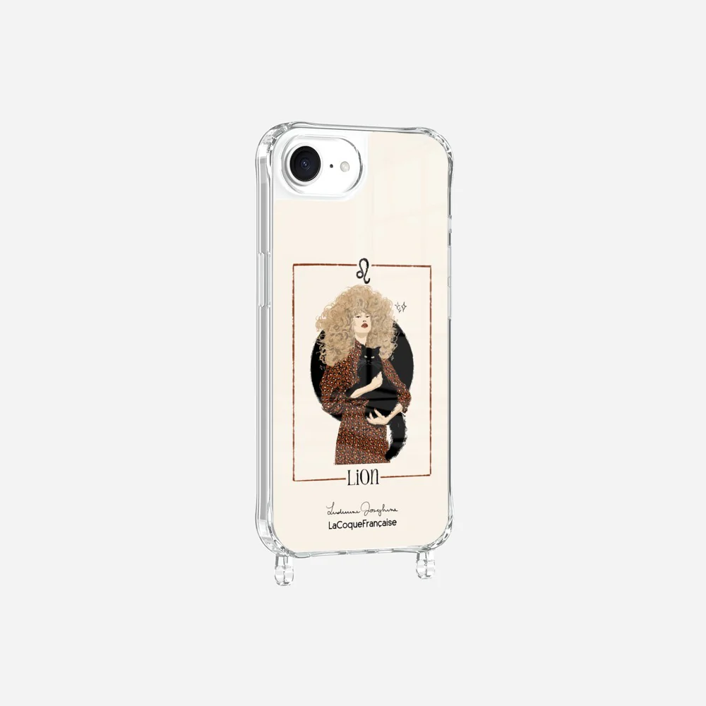 Coque LUDIVINE JOSEPHINE X LCF Anneaux Imprimee Lion