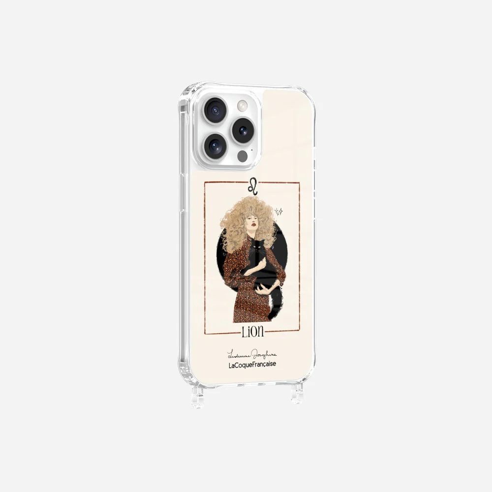Coque LUDIVINE JOSEPHINE X LCF Anneaux Imprimee Lion - Image 11