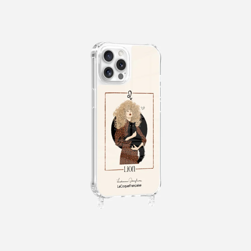 Coque LUDIVINE JOSEPHINE X LCF Anneaux Imprimee Lion - Image 22
