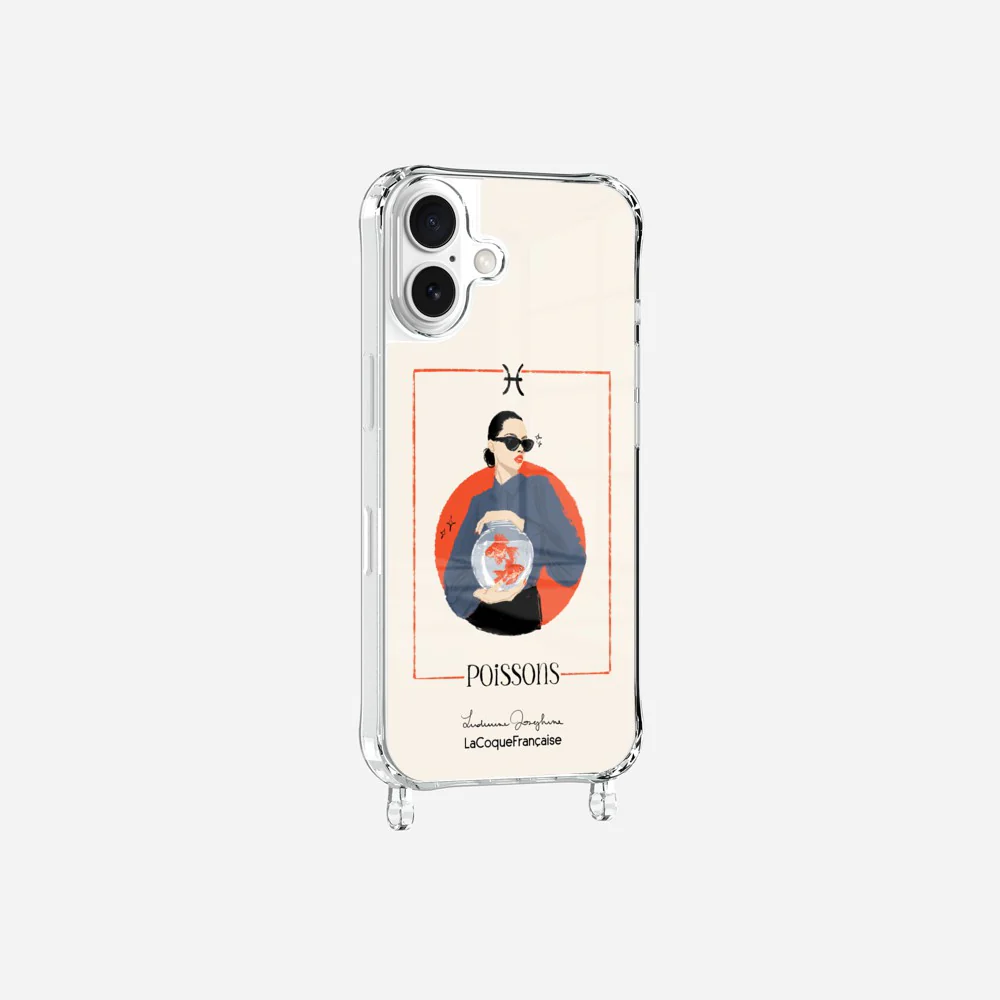 Coque LUDIVINE JOSEPHINE X LCF Anneaux Imprimee Poisson - Image 5
