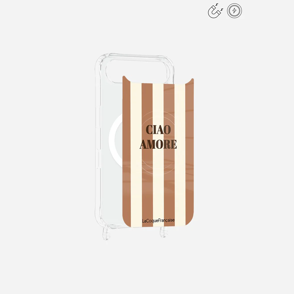 Plaque Magnetique Imprimee Ciao Amore Beige - Image 4
