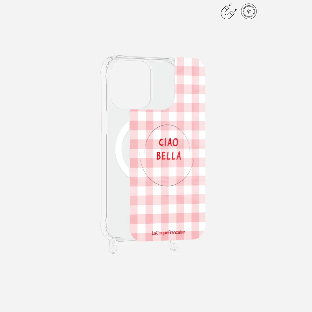 Plaque Magnetique Imprimee Ciao Bella Vichy Rose - Image 11