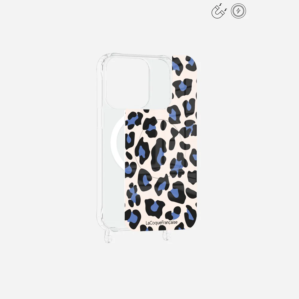 Plaque Magnetique Imprimee Leopard Beige Et Bleu - Image 10
