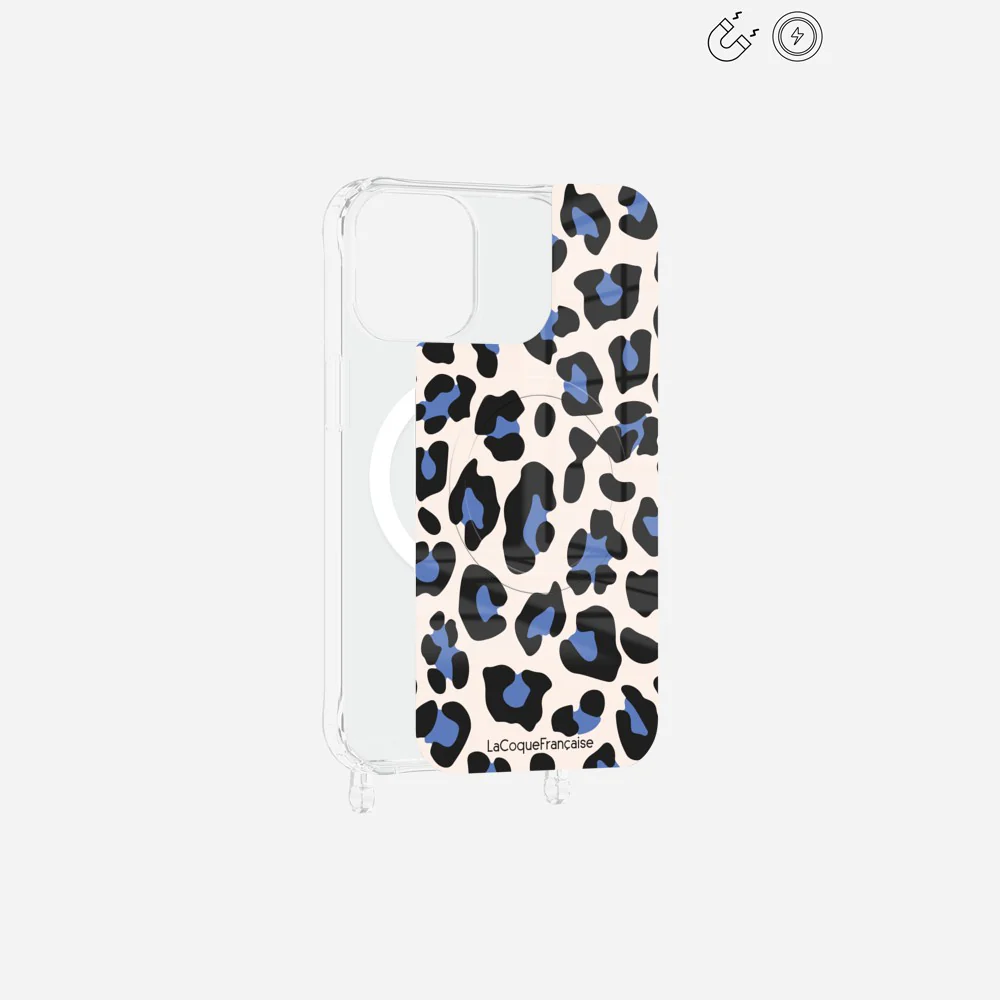 Plaque Magnetique Imprimee Leopard Beige Et Bleu - Image 19