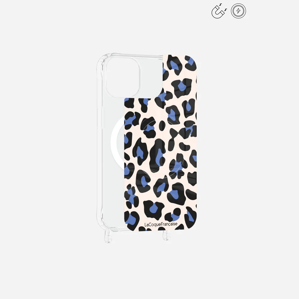 Plaque Magnetique Imprimee Leopard Beige Et Bleu - Image 20