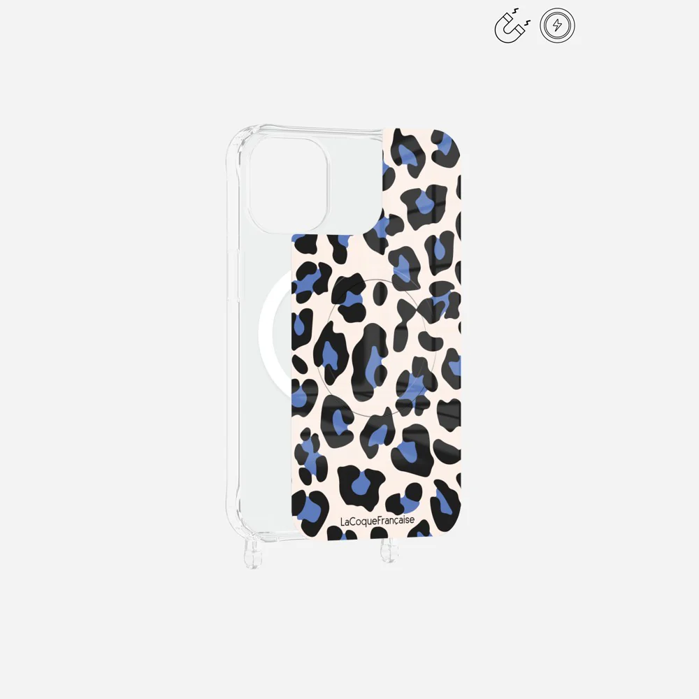 Plaque Magnetique Imprimee Leopard Beige Et Bleu - Image 21