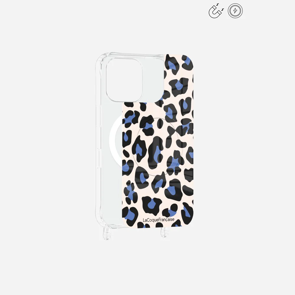 Plaque Magnetique Imprimee Leopard Beige Et Bleu - Image 7