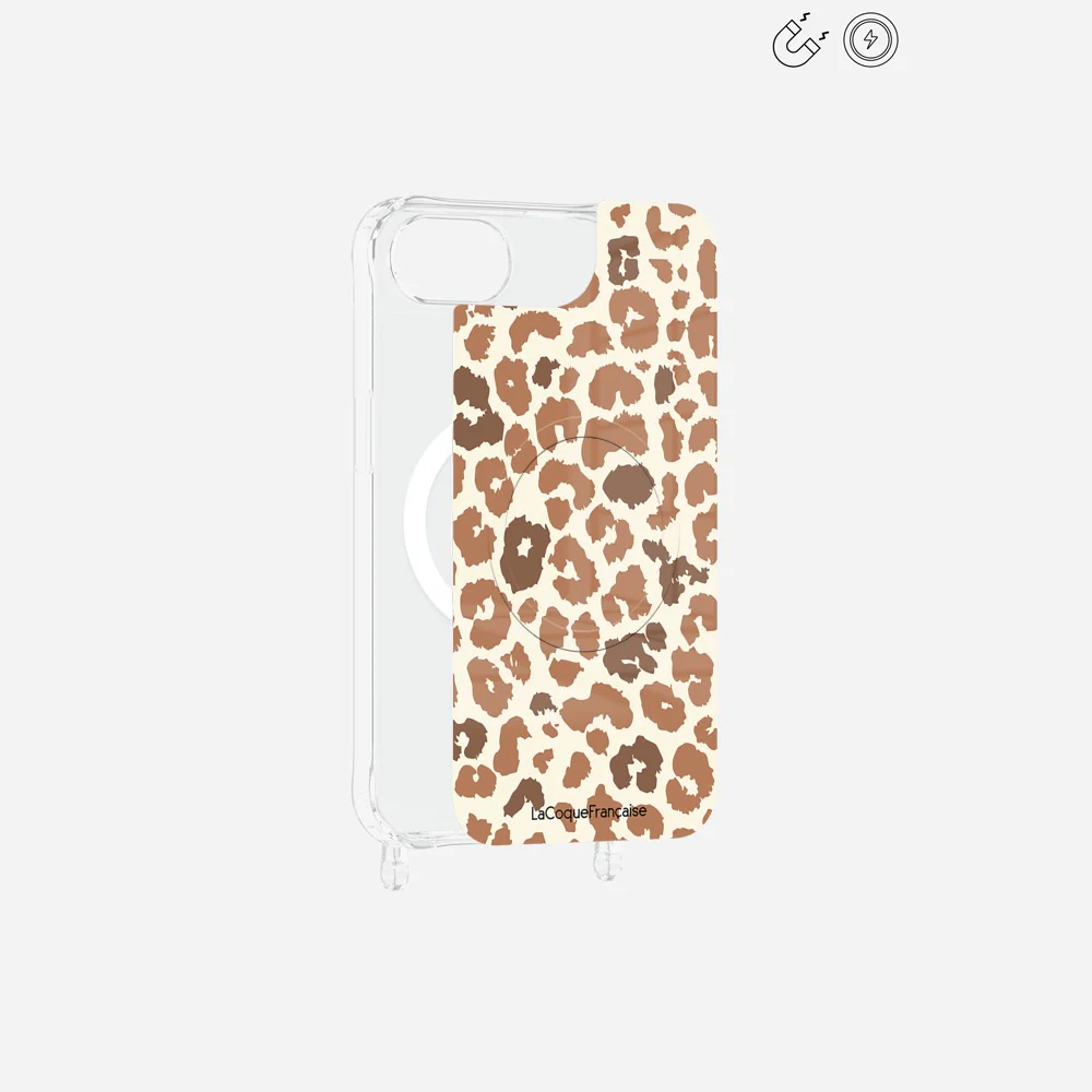 Plaque Magnetique Imprimee Leopard Marron