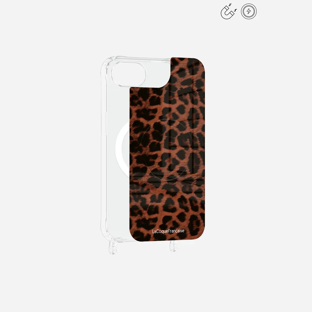 Plaque Magnetique Imprimee Leopard Terracotta Et Noir - Image 2